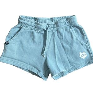 VIOLENT GENTLEMEN HOCKEY CLUB BLUE “WINGER” LOUNGE SWEATPANTS SHORTS SIZE XS